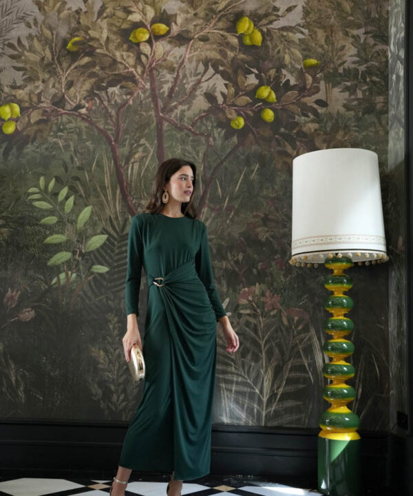 Alternative view of Jersey Dress in Green