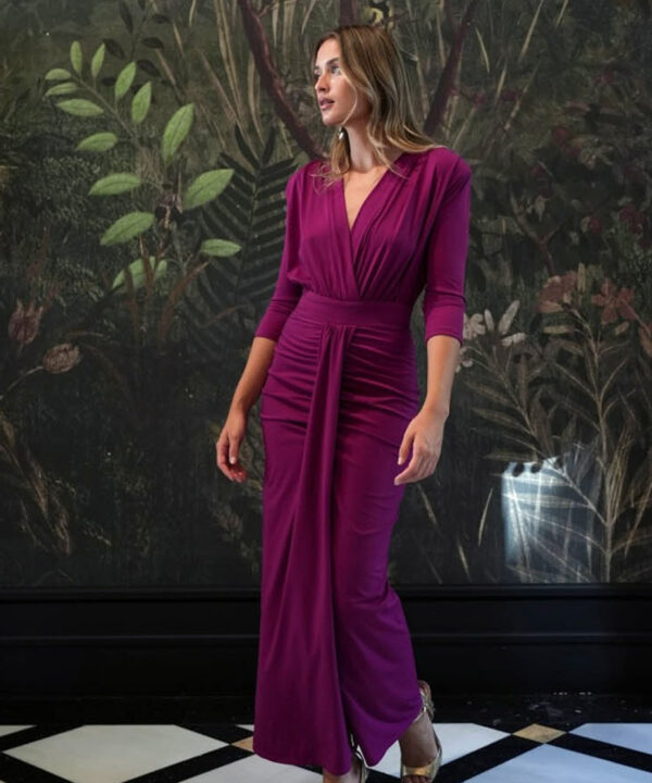 Alternative view of Jersey Dress in Bougainvillea