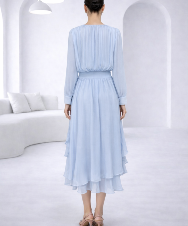 Alternative view of Midi Baby Blue Dress