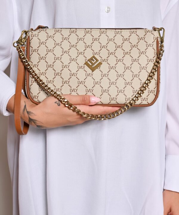 Caldera Large Mosaic Bag | Beige