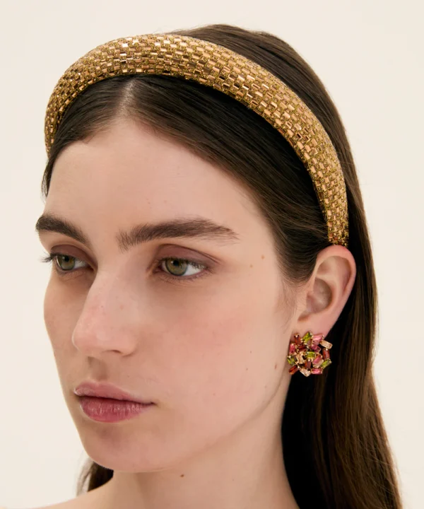 ROSE HEADBAND WITH STONES