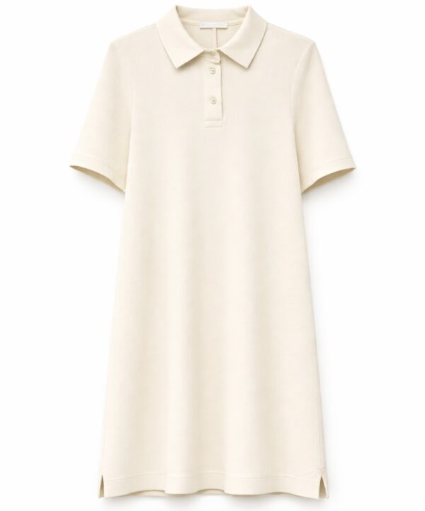 Ivory Skyline Polo Dress